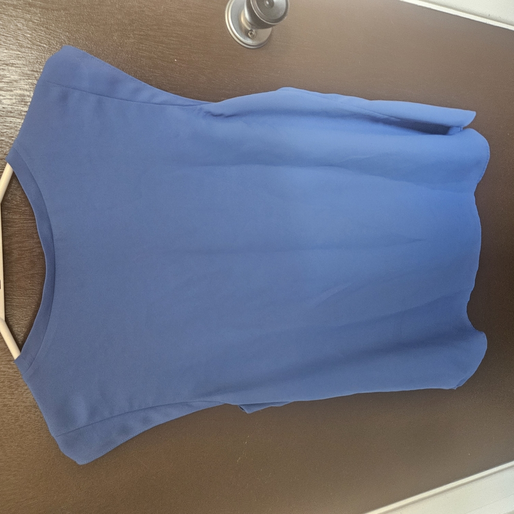 Blue Sleeveless Top